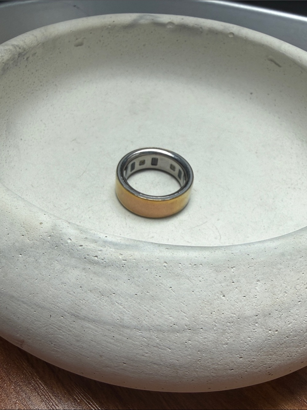 Oura Ring Rose Gold, Size 8 (used)